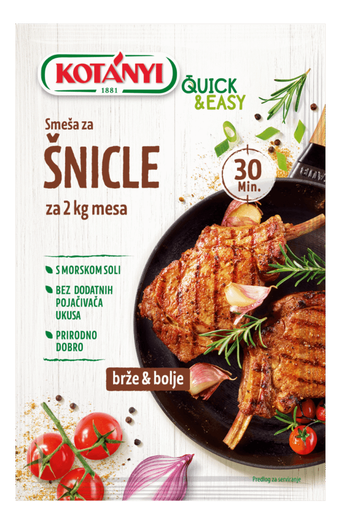Smeša za Šnicle Q&e 35 g Kotanyi