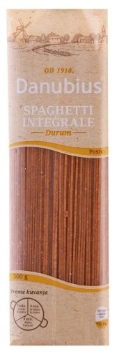Testenina integralna spageta Durum 500 g