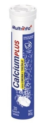 Multivita Kalcijum Plus Limun I Trešnja Šumeće Tablete 80 g