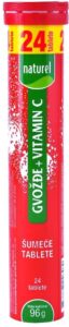 Šumeće Tablete Gvozdje, Vitamin C Naturel 96 g