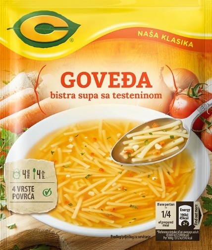Supa govedja bistra C 58 g