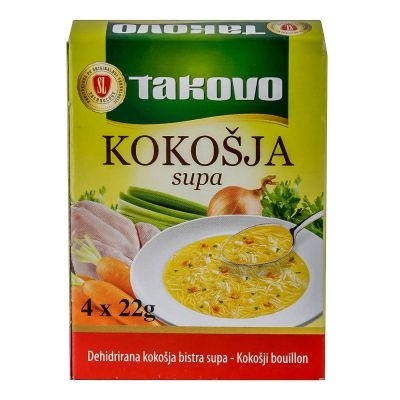 Takovo kocka koncentrat kok.supe 4x 22 g