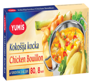 Supa Kocka Kokošija 80 g Yumis