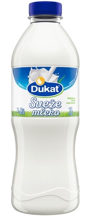 Dukat mleko sveze 2,8%mm pet 1 l