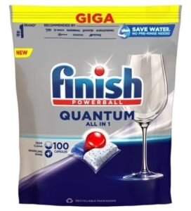 *Tablete za masinsko pranje posudja FINISH 100/1 Quantum