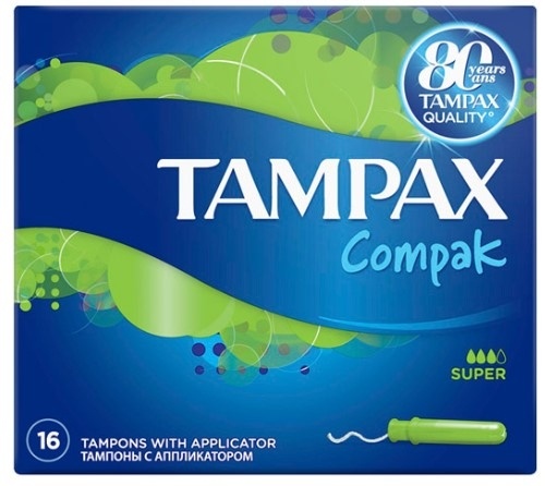 Tampax tamponi compack super #16 P&G