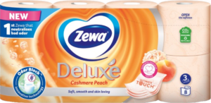 toalet rolna zewa deluxe 8/1 peach awt inter