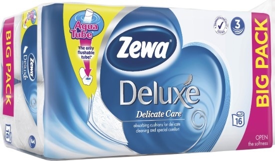 tp Deluxe Pure White 3sl 16/1 Zewa