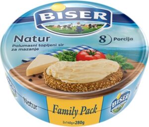 Sir Topljeni Natur dp 2x 140 g Biser