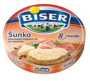 Sir Topljeni Šunka 140 g Biser