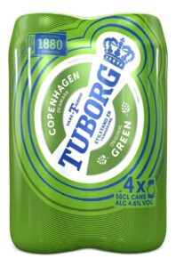 Tuborg pivo 0,5 l limenka 3+1gratis