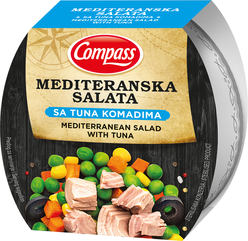 Salata Tuna Mediteranska 160 g Compa