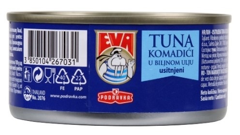 Podravka tuna Eva Kom Usit 160 g