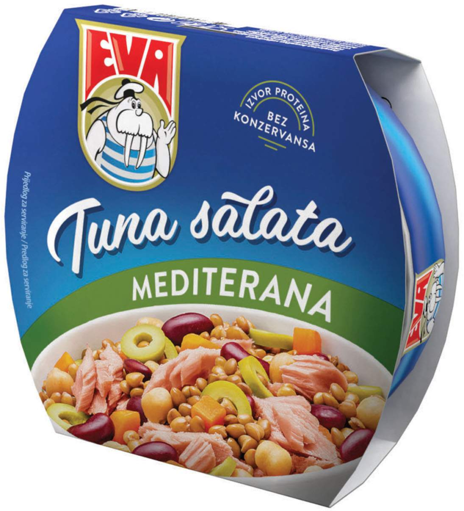 Salata Tuna Eva Mediterana 160 g