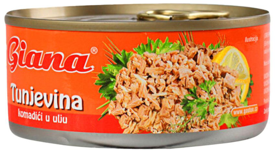 Tuna Komadići u Ulju 170 g Giana