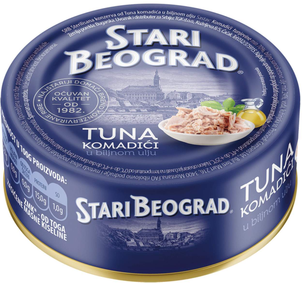 Tuna Komadići Bilj Ulje 150 g st Beo