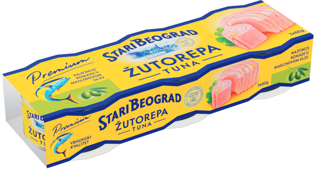 Tuna zutorepa 3x80 masl. ulje 240 g