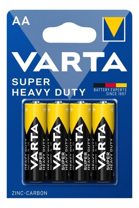 Super Heavy Duty Cink-Karbon Baterija Varta R06 4/