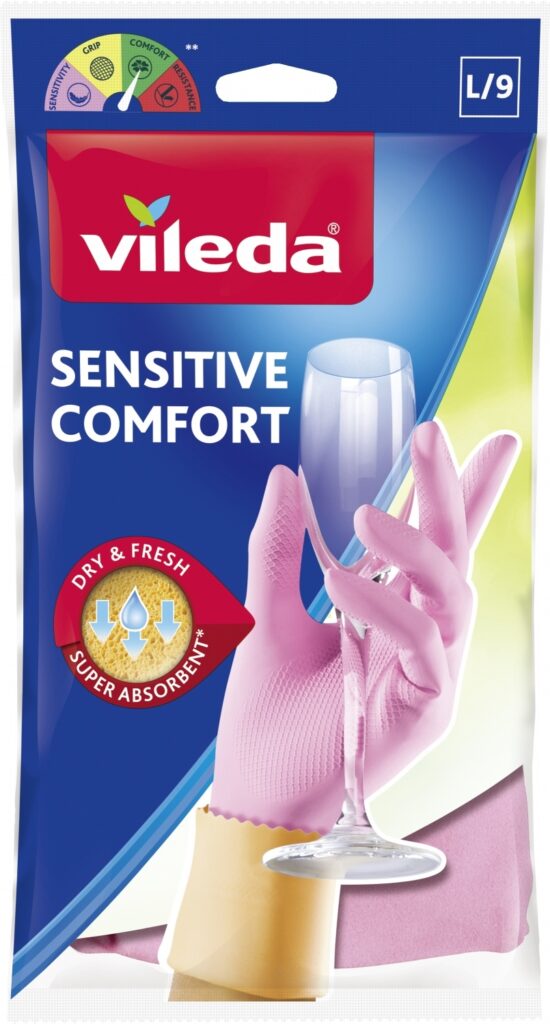 Rukavice Sensitive 9 l Vileda