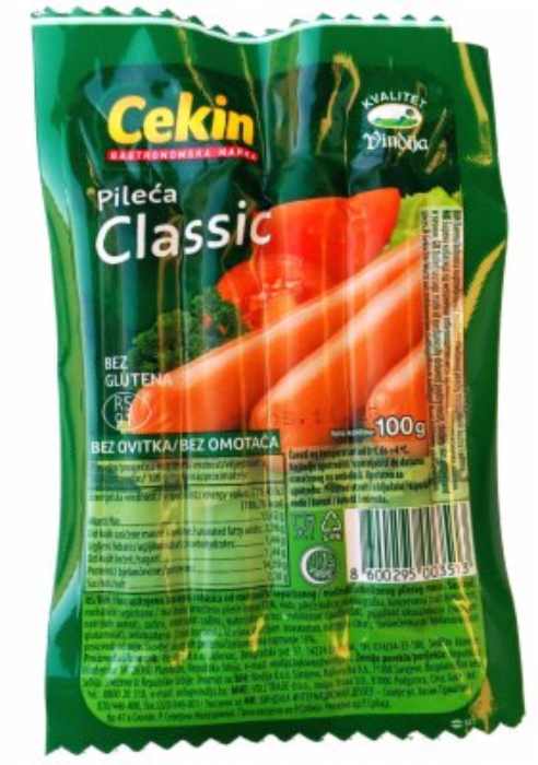 Vindija virsla pileca classic 100 g