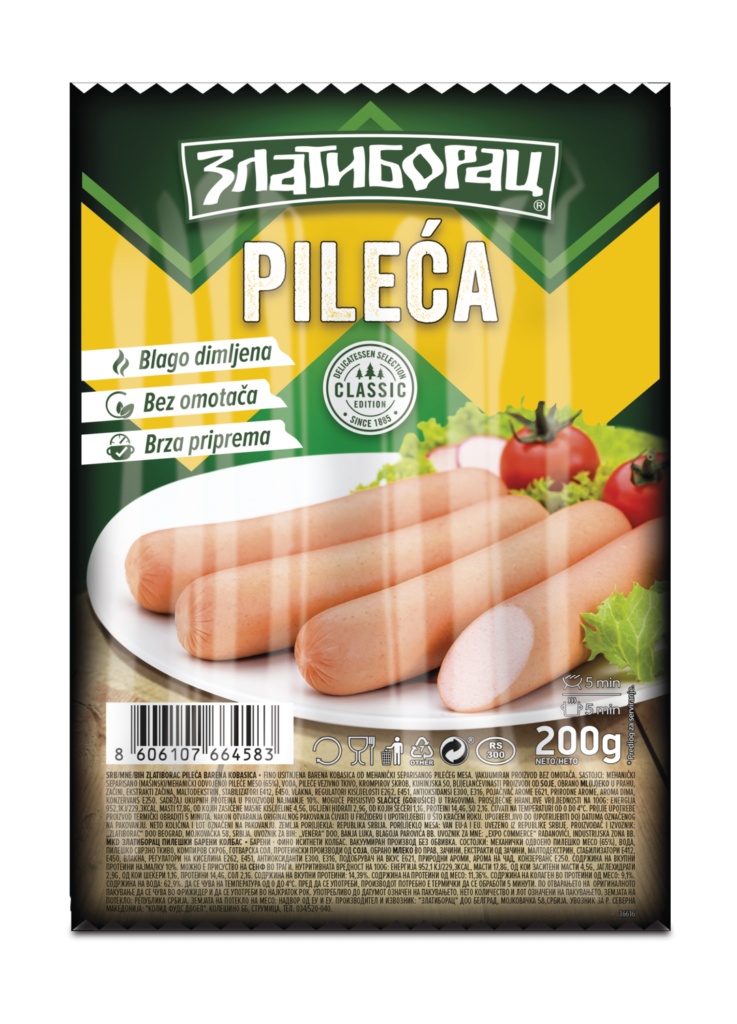 Zlatiborac kobasica Bar Pileća 200 g