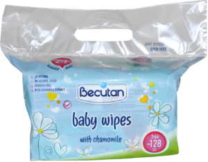 Becutan baby new vlažne maramice 2x 64 kom