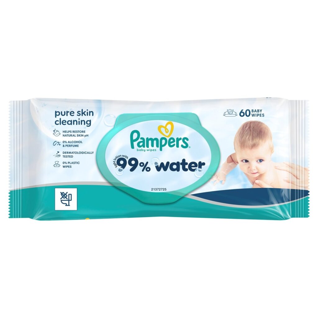 Vlaz.mar.Pampers Aqua Wipes 60 kom