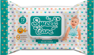 Vlazne maramice Sweet Care 72/1 sa pokl.