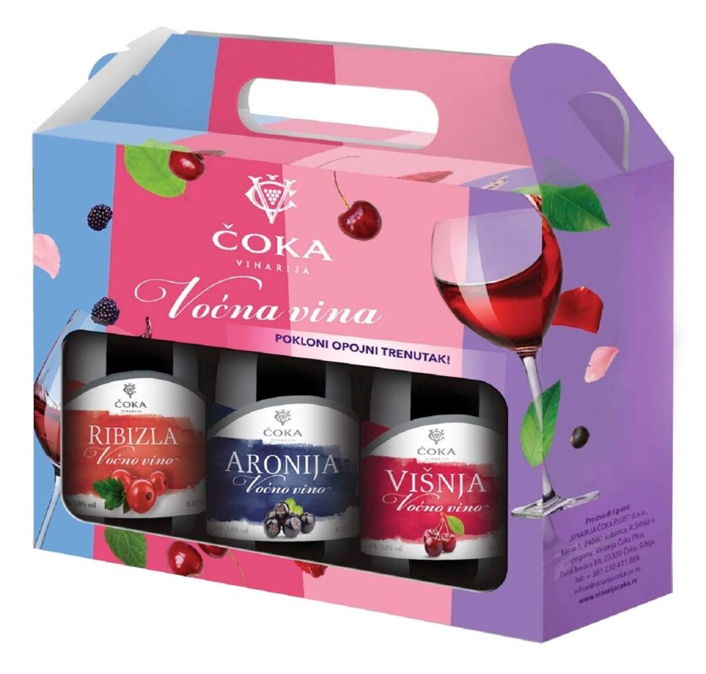 pp Vina Voćna 3x 0.187 l Vinarija Čok