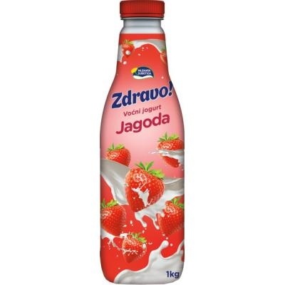 Zdravo jogurt Voć Jagoda 1 kg