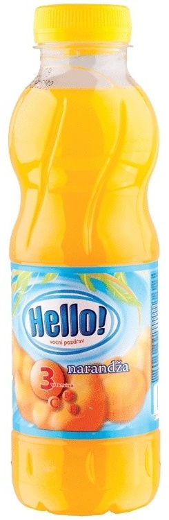 Hello napitak narandža 500 ml