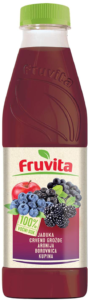 VOĆNI SOK FRUVITA JABUKA grožđ-aron-borovnica-kup 0,75 l