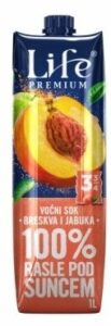 sok bresk. jab.100% Life 1 l brik
