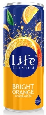 Nectar sok Pomorandža Life Limenka 0,25 l