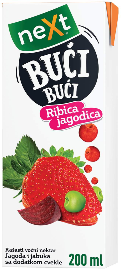 Sok Bući Bući Jagoda 0,2 l Fr&c