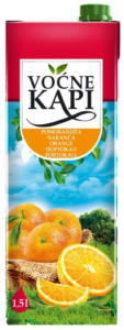 Napitak pomorandza Vocne kapi 1,5 l