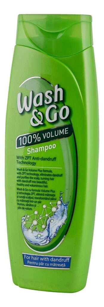 Wash&go Sampon 400 ml 100% Volumen