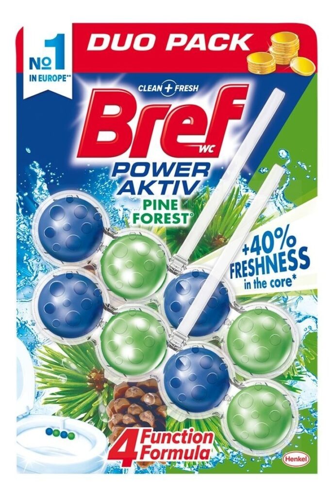 WC Osvez.Bref pow-akt-pine duopack 2x 50 g