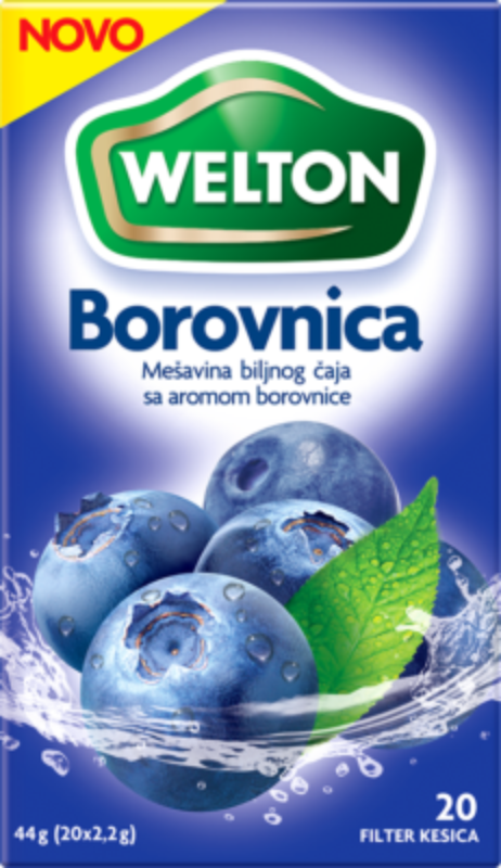 Čaj Borovnica 40 g Welton