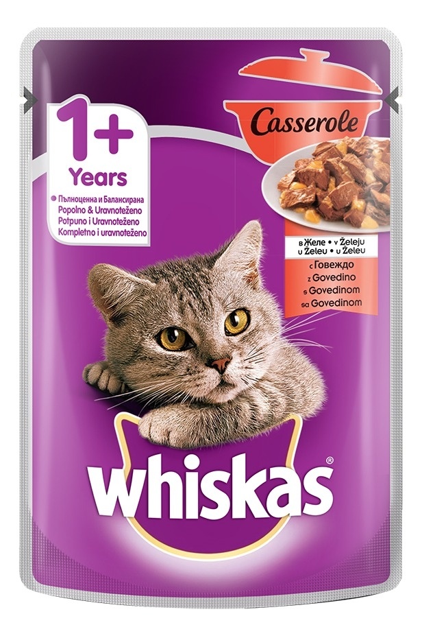 Whiskas casserole govedina 85 g