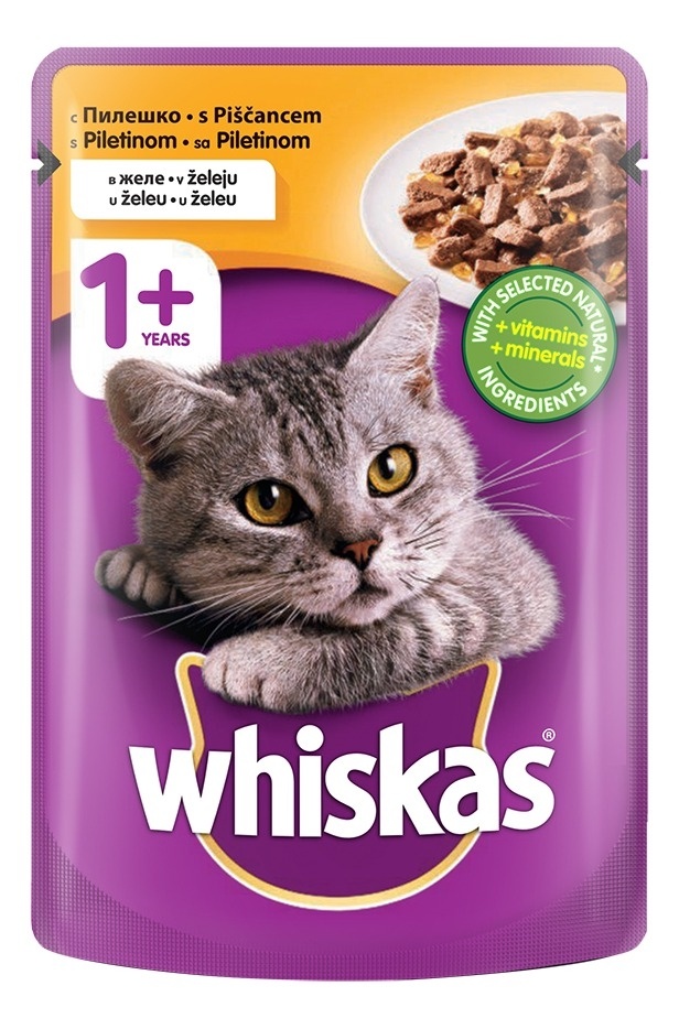 Whiskas piletina u zeleu 100 g