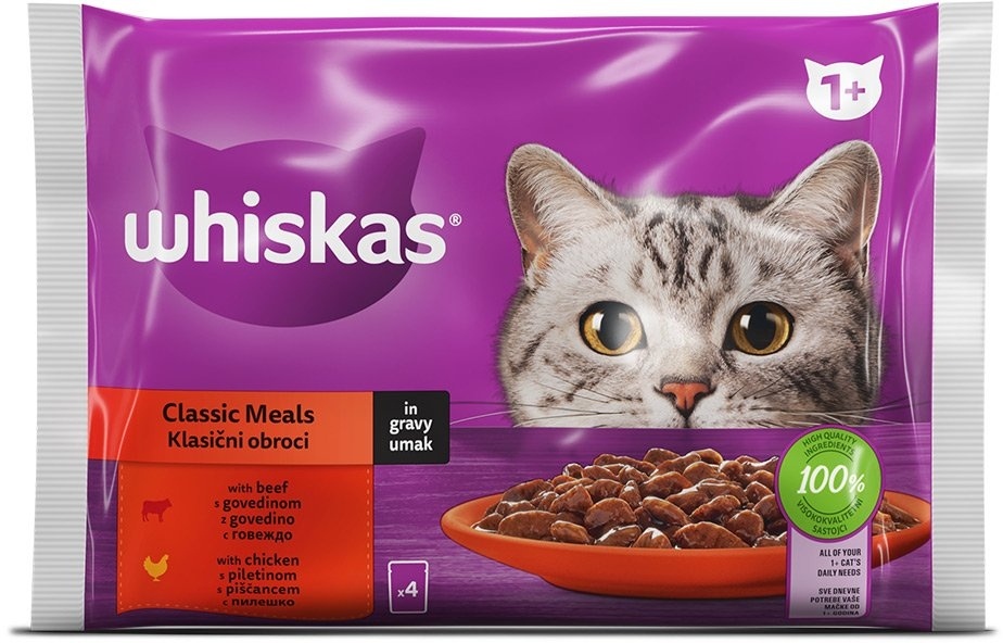 Kesice izabrani obroci Whiskas 4x 85 g