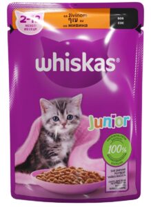 Kesice izbor zivine Junior Whiskas 85 g