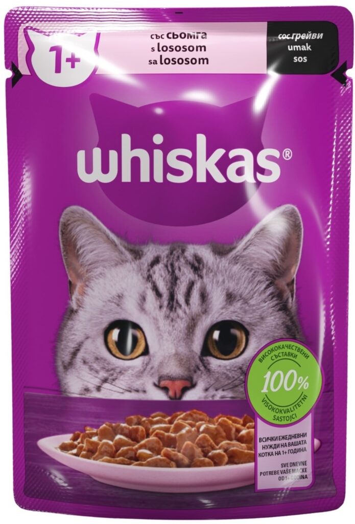 Hrana za Mačke Kesica Losos 85 g Whi