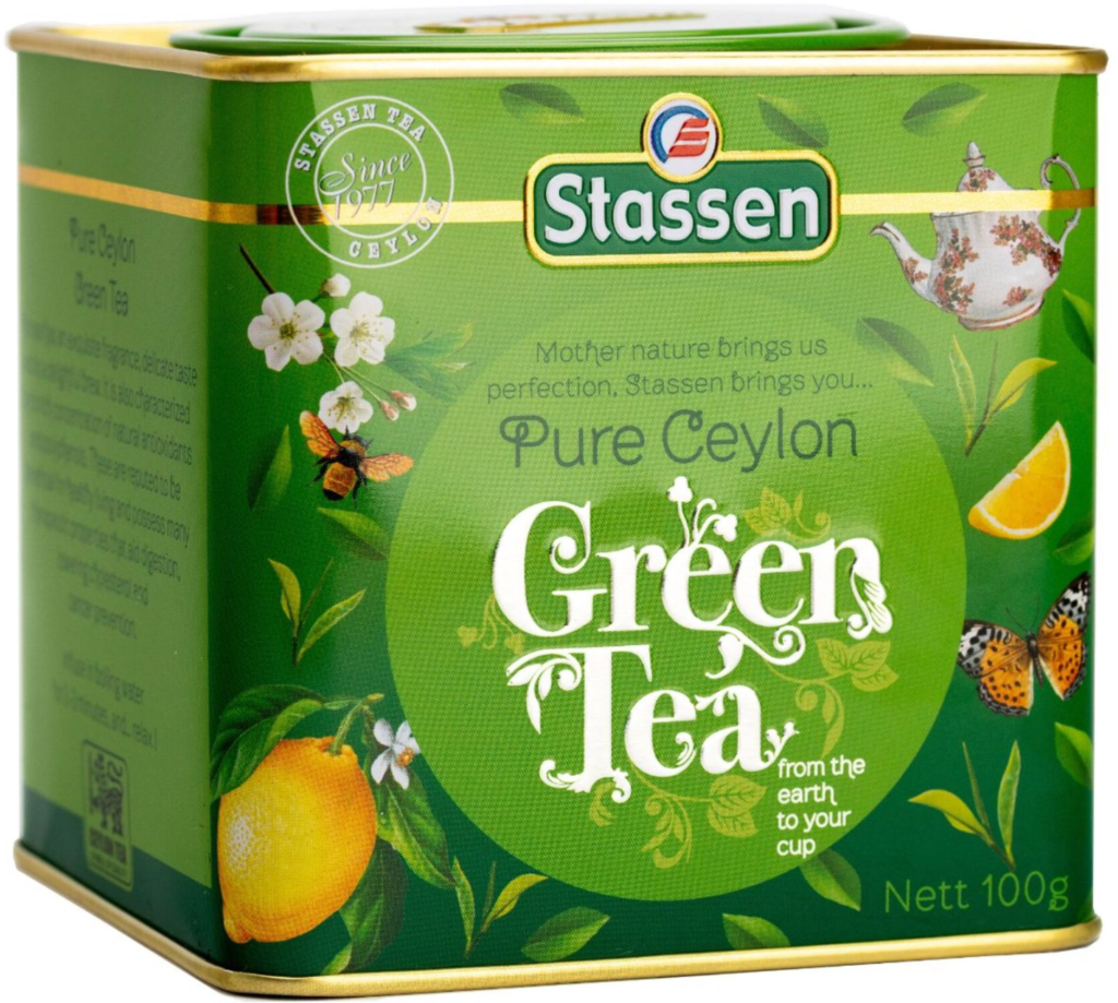 Čaj Zeleni u Limenci 100 g Stassen