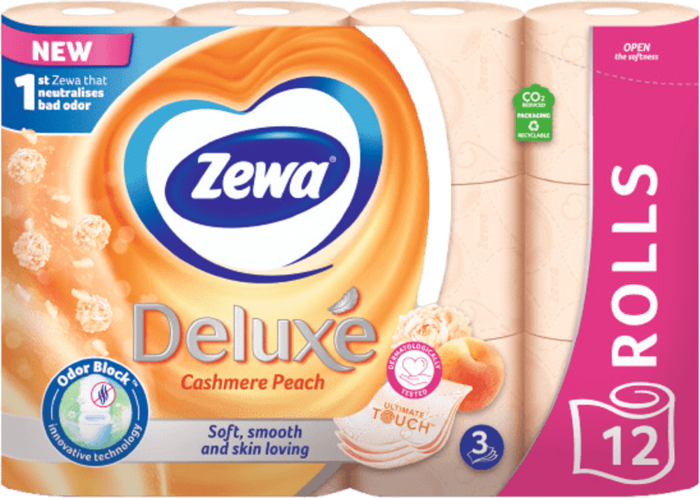 Toalet papir ZEWA Del 3sl breskva 12 rol