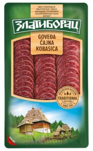 cajna Govedja Kobasica vp Slajs 100 g