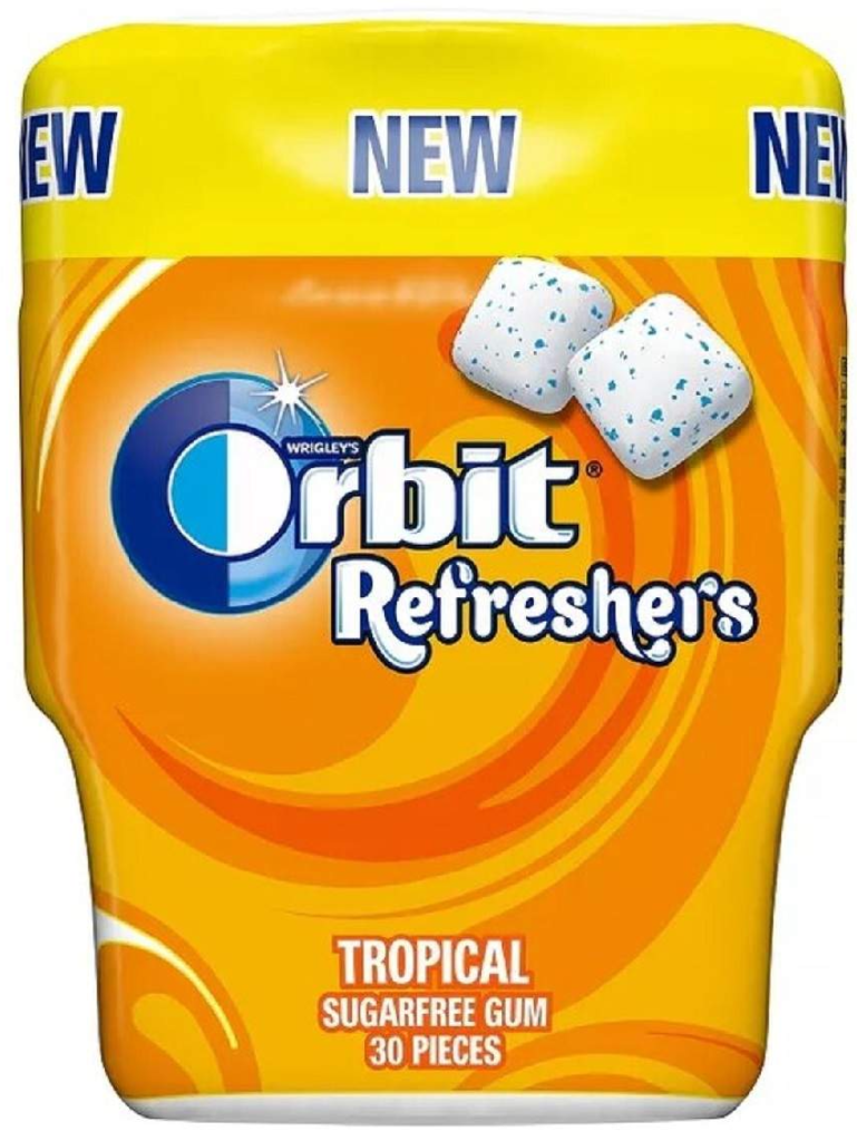 žv Guma Orbit Tropical Refreshe 67 g
