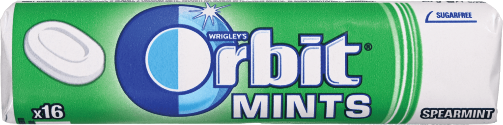 Bombone Spearmint mint Orbit 28 g