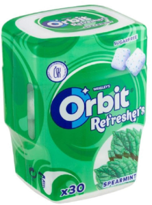 žv Guma Orbit Spear Refre Botle 70 g